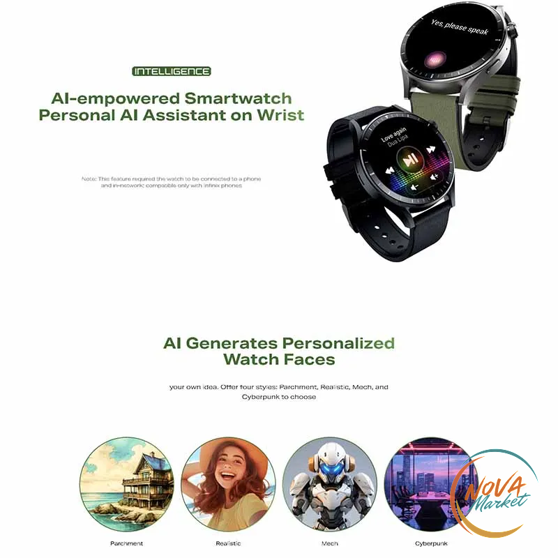 Smartwatch Infinix XW5GT Watch 5 Pro con monitoraggio cardio