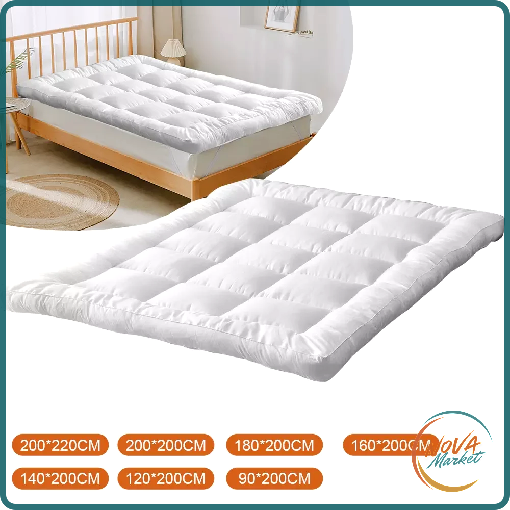 Topper per Materasso Imbottito Trapuntato, Diverse Misure