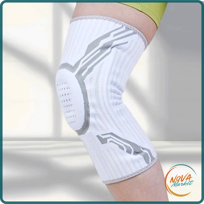 Ginocchiera Sportiva in Silicone a Pressione per Calcio e Basket