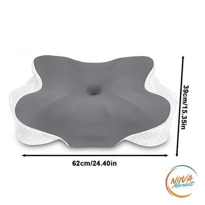 Cuscino ergonomico memory foam a forma di farfalla