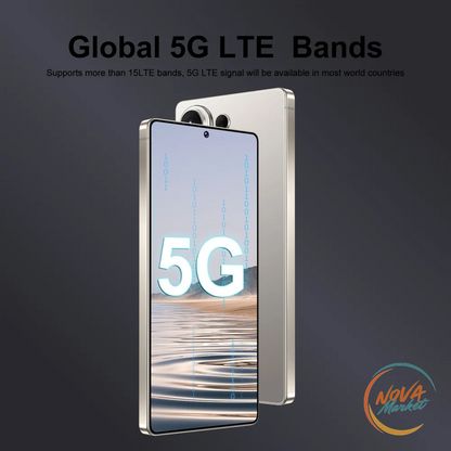 Smartphone 5G 7,3" Android 15 con Batteria 7800 mAh