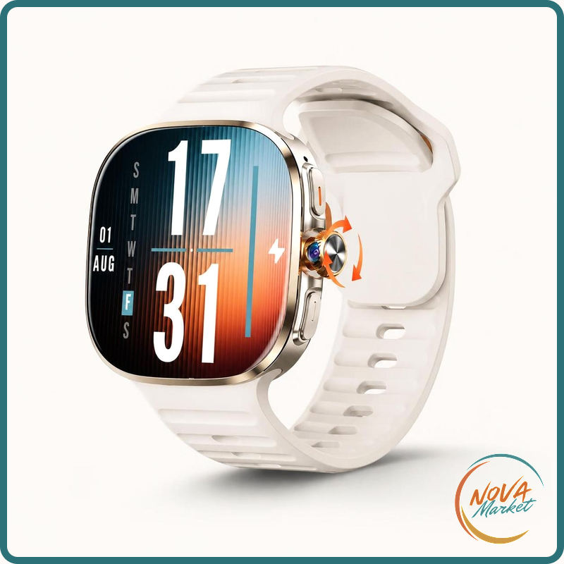 Smartwatch 5G AMOLED 2,4" con fotocamera rotante