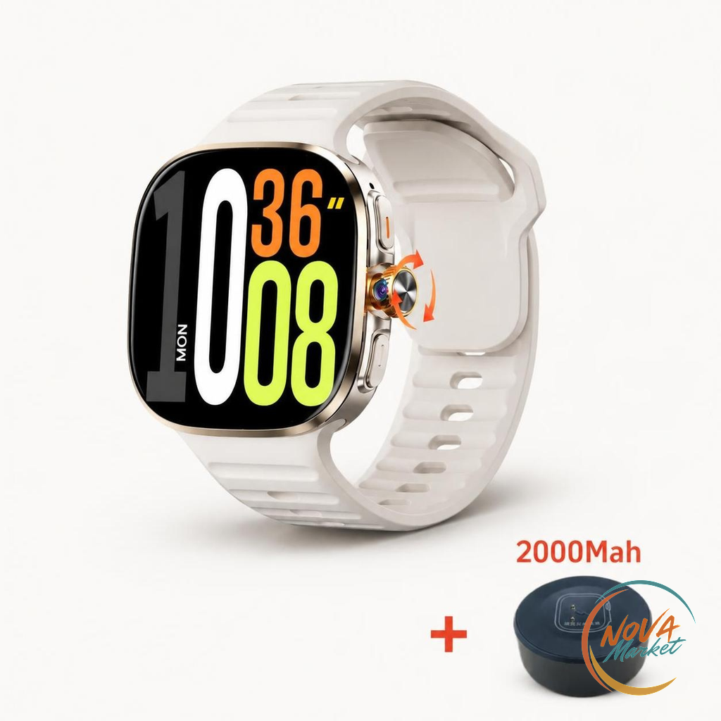 Smartwatch 5G AMOLED 2,4" con fotocamera rotante