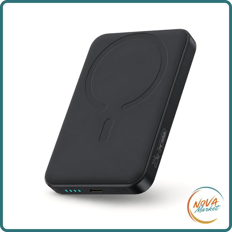 Power Bank Magnetico 10000mAh con Ricarica Wireless 22,5W