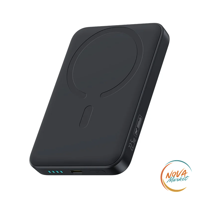 Power Bank Magnetico 10000mAh con Ricarica Wireless 22,5W