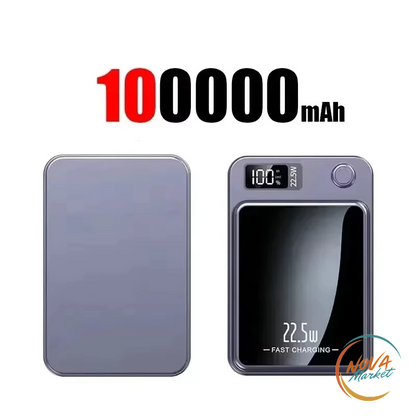 Power bank magnetico 22,5 W con display LED