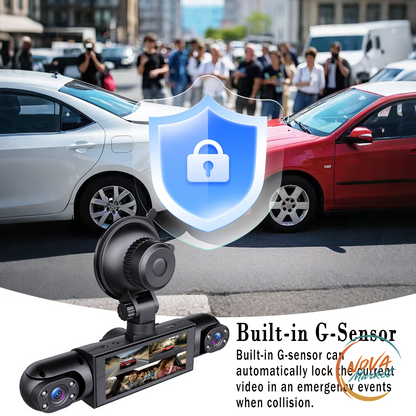 Dash Cam 4 Telecamere 1080P con Monitoraggio Parcheggio