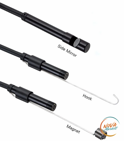 Endoscopio USB 1080P con LED e cavo flessibile