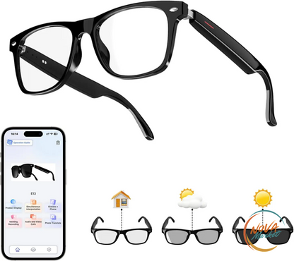 Occhiali Smart con Traduzione AI e Lenti Fotocromatiche