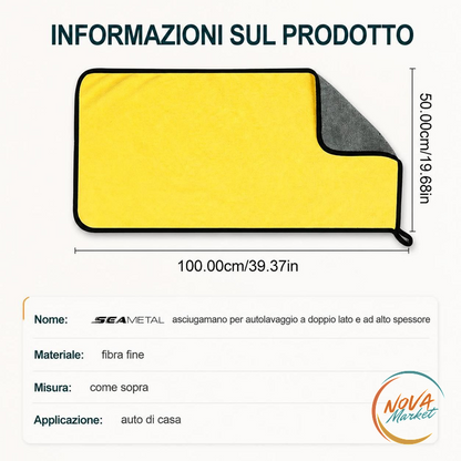 Panno in Microfibra per Auto Assorbente e Antipelucchi