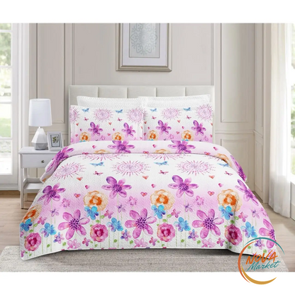 Copriletto bouti reversibile leggero con federe