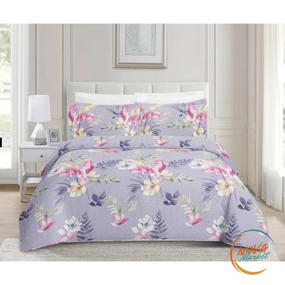 Copriletto bouti reversibile leggero con federe