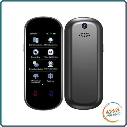 Traduttore vocale portatile AI Z2 con fotocamera