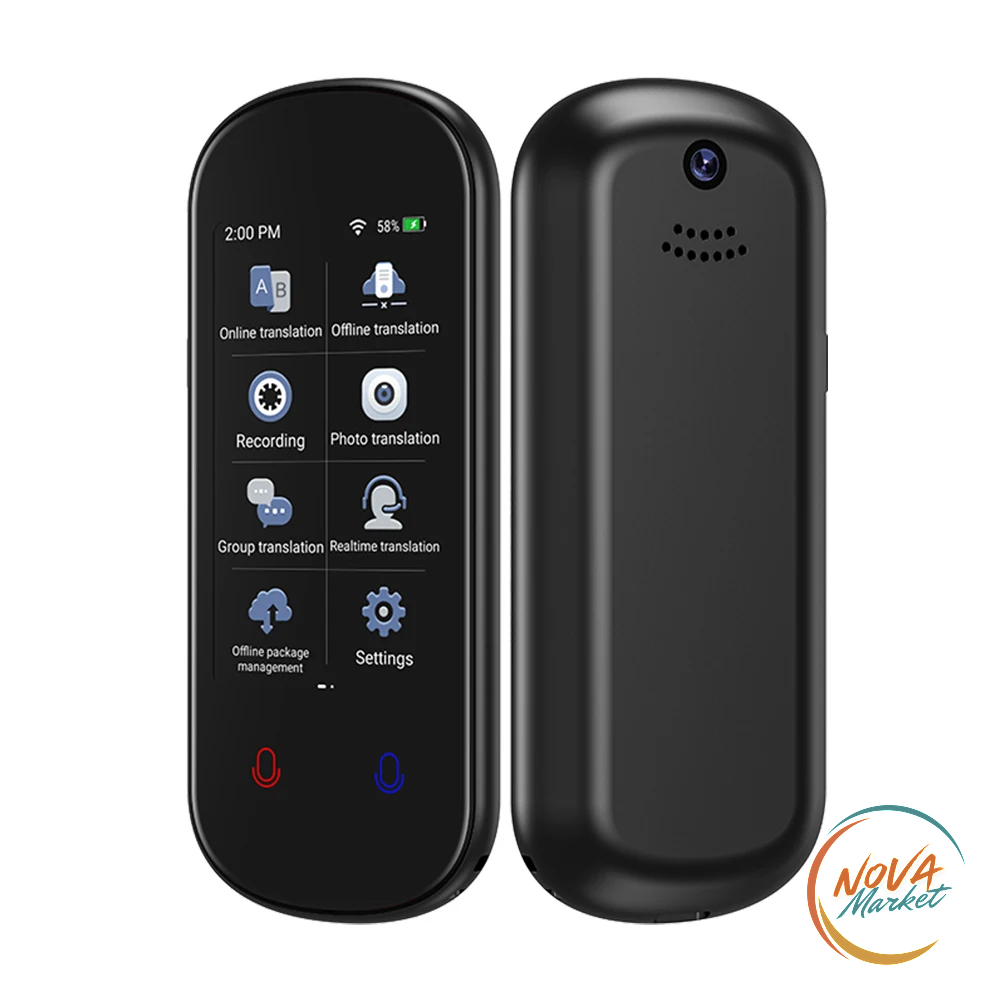 Traduttore vocale portatile AI Z2 con fotocamera