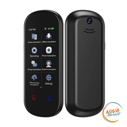 Traduttore vocale portatile AI Z2 con fotocamera