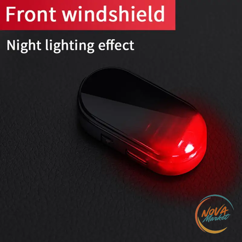Luce Antifurto Solare per Auto con LED Lampeggiante