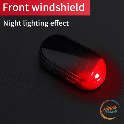 Luce Antifurto Solare per Auto con LED Lampeggiante