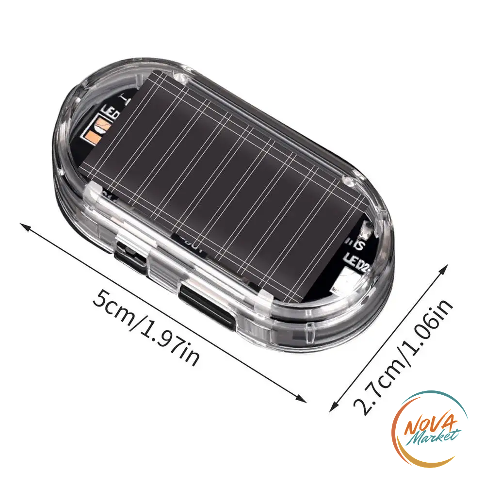 Luce Antifurto Solare per Auto con LED Lampeggiante