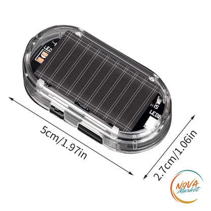 Luce Antifurto Solare per Auto con LED Lampeggiante