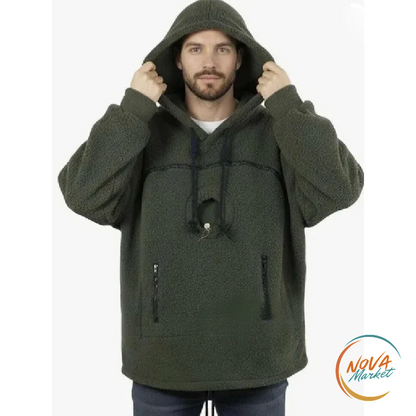 Felpa con cappuccio porta gatto calda per autunno e inverno