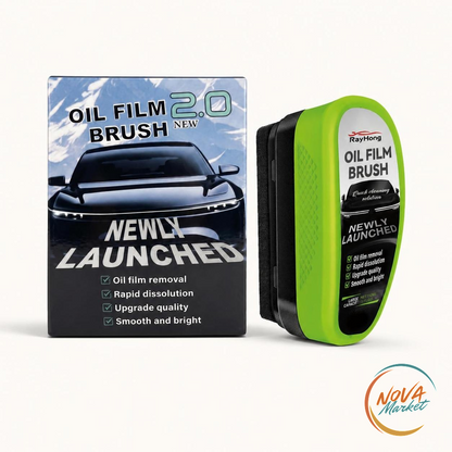 Pulitore Vetri Auto con Spazzola Antipellicola Oleosa