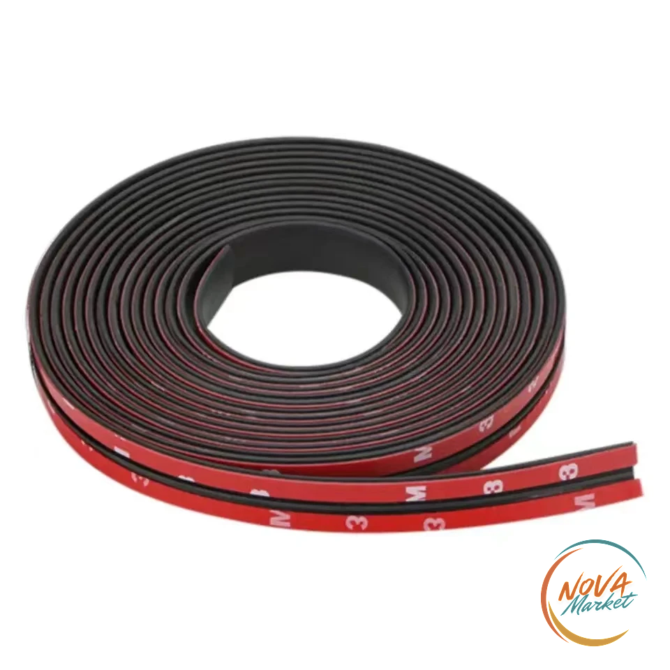 Guarnizione auto a T in gomma EPDM, 2 m