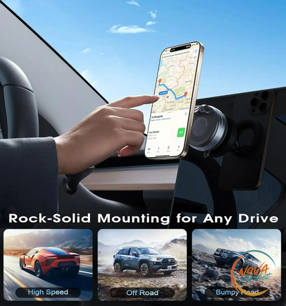 Supporto Magnetico Auto MagSafe con Ventosa Girevole 360°