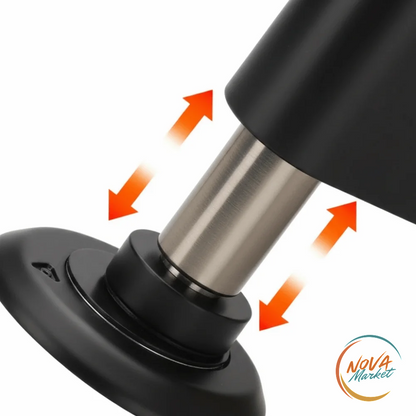 Fermaporta magnetico antivento in lega di zinco