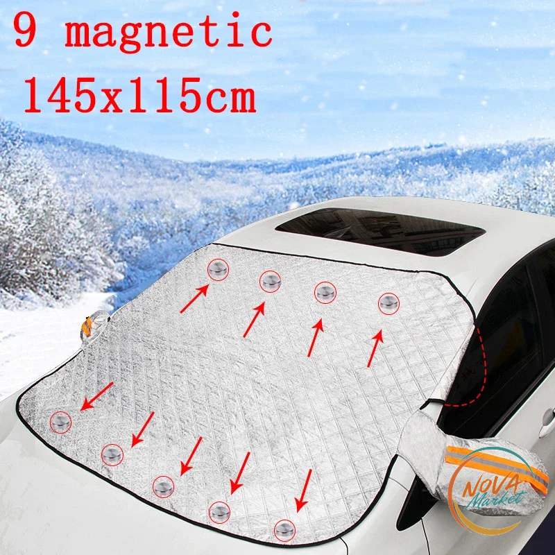 Parasole Parabrezza Auto Magnetico Anti-Gelo e Impermeabile