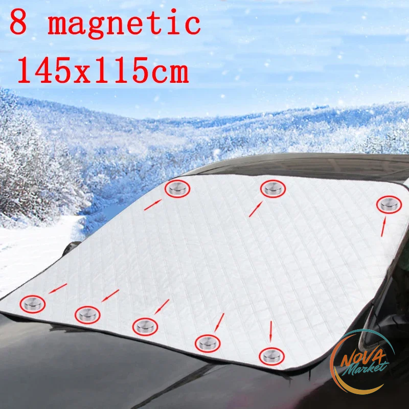 Parasole Parabrezza Auto Magnetico Anti-Gelo e Impermeabile