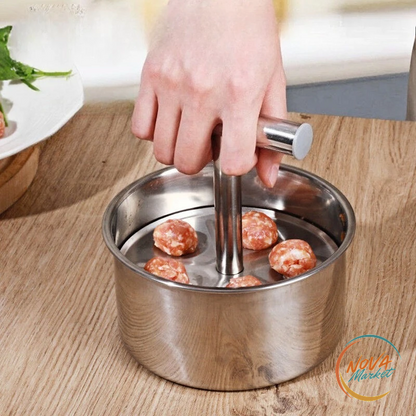 Pressa per Polpette in Acciaio Inox Manuale