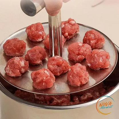Pressa per Polpette in Acciaio Inox Manuale