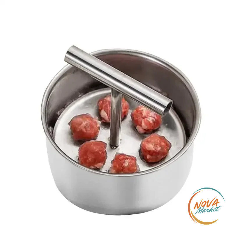 Pressa per Polpette in Acciaio Inox Manuale