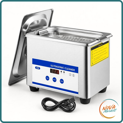 Pulitore a ultrasuoni 800 ml con timer LED
