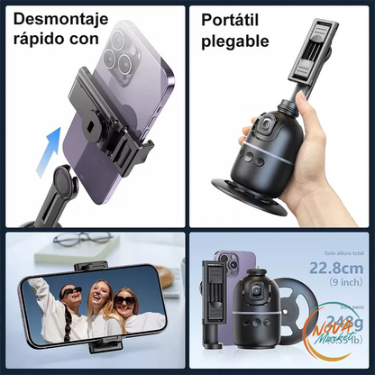Gimbal AI per Smartphone con Tracciamento Viso a 360°