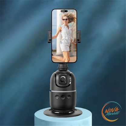 Gimbal AI per Smartphone con Tracciamento Viso a 360°