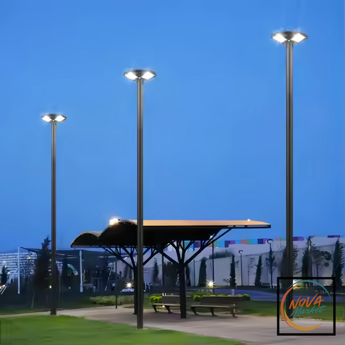 Lampada Solare UFO da Esterno IP65 per Giardino