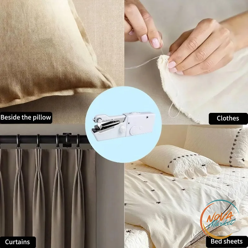 Mini macchina da cucire portatile per riparazioni rapide