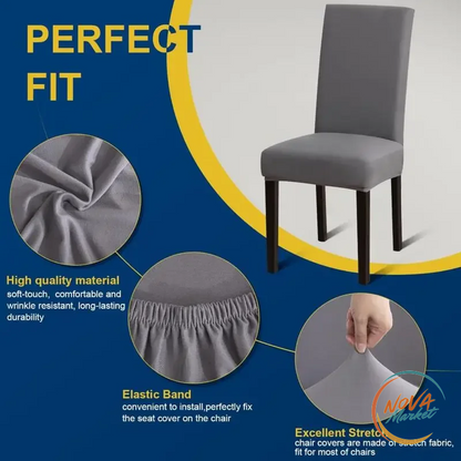Coprisedia Elastiche in Poliestere Antiscivolo