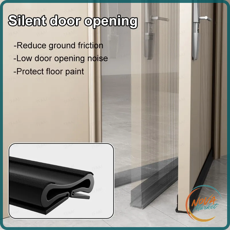 Paraspifferi adesivo per porta 93 cm in PVC