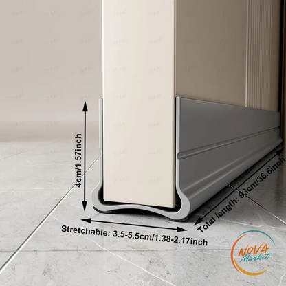 Paraspifferi adesivo per porta 93 cm in PVC