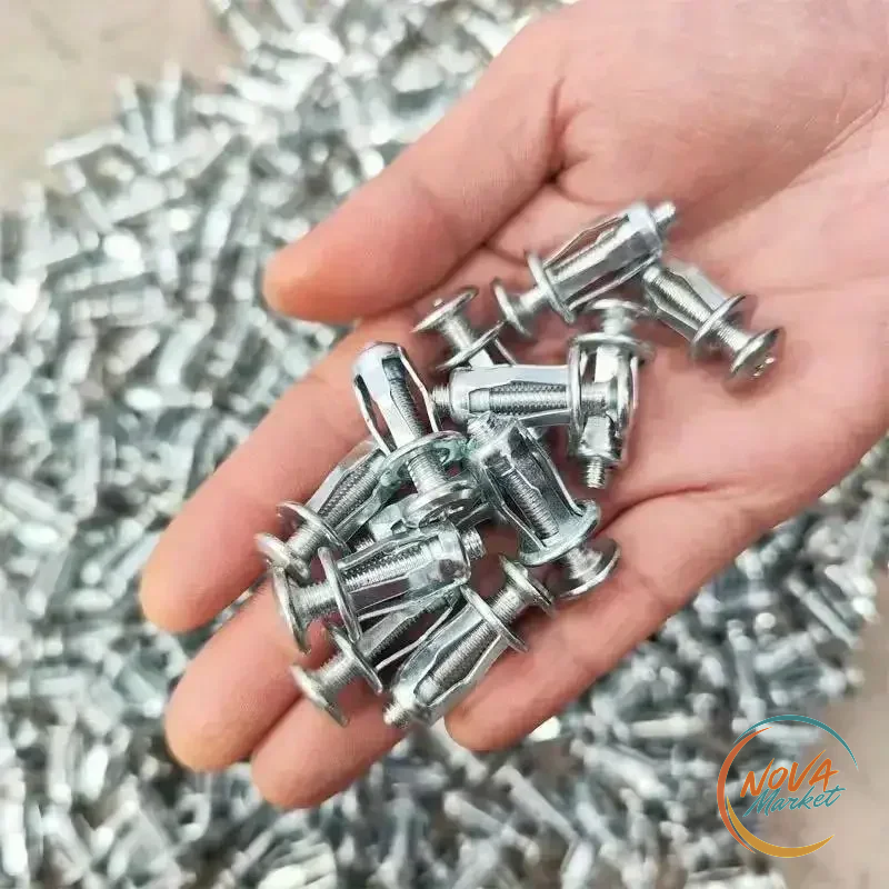 Dadi a espansione metallici M4-M6 per fissaggi a parete