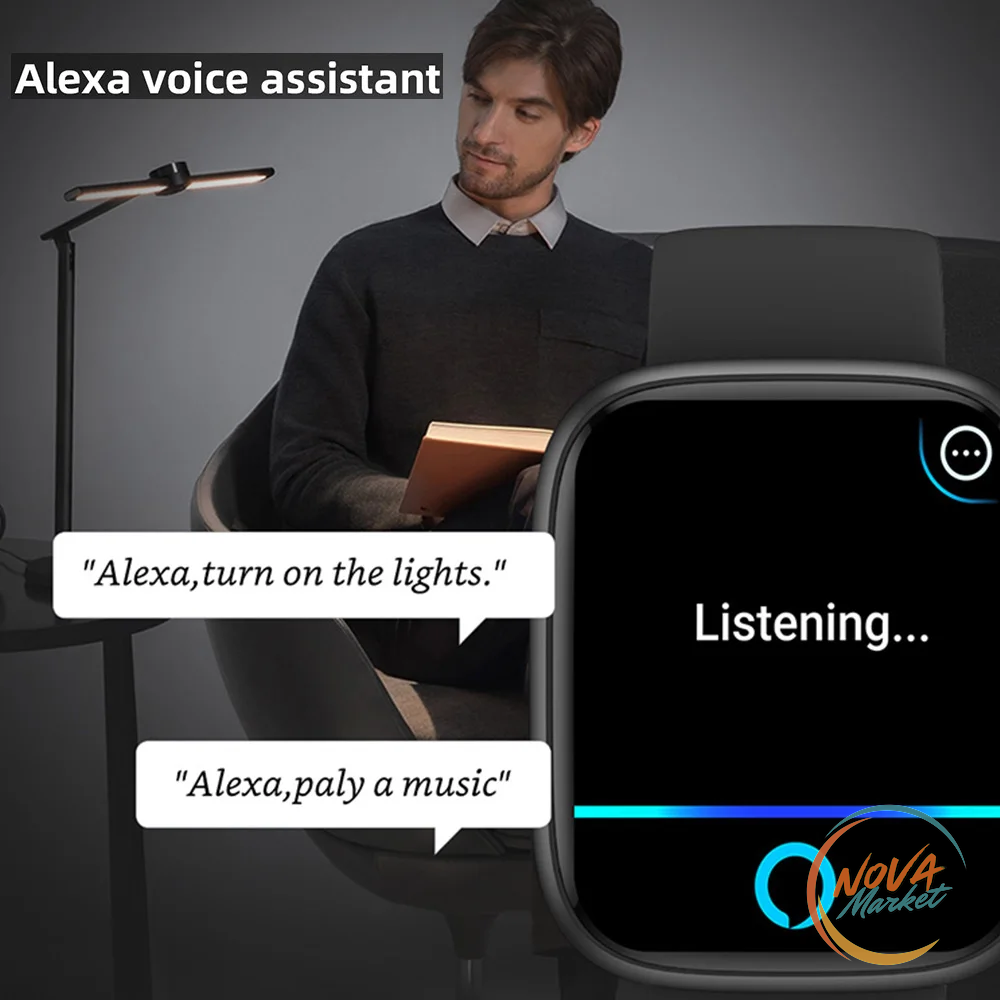 Smartwatch Bluetooth 1,83″ con Alexa e Chiamate