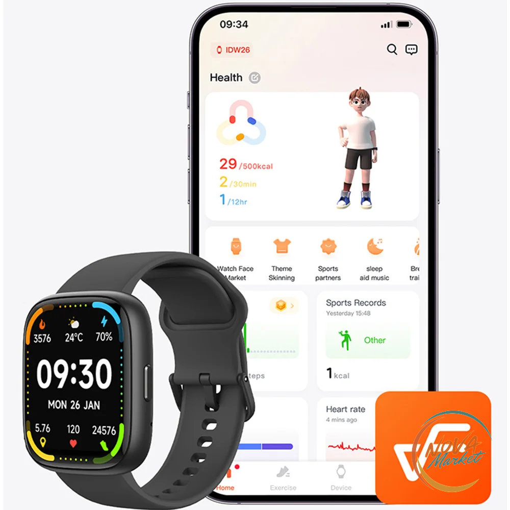 Smartwatch Bluetooth 1,83″ con Alexa e Chiamate