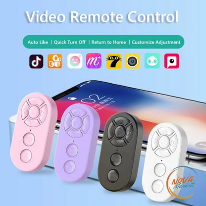 Telecomando Bluetooth per Selfie e Cambio Pagina a 7 Pulsanti