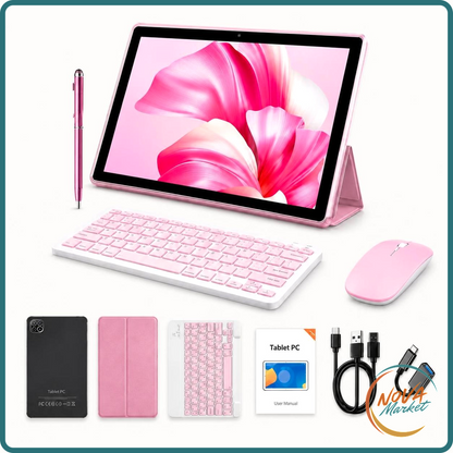 Tablet 2-in-1 10,1" Android 13 4G, 6GB RAM e 128GB