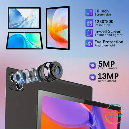 Tablet 2-in-1 10,1" Android 13 4G, 6GB RAM e 128GB