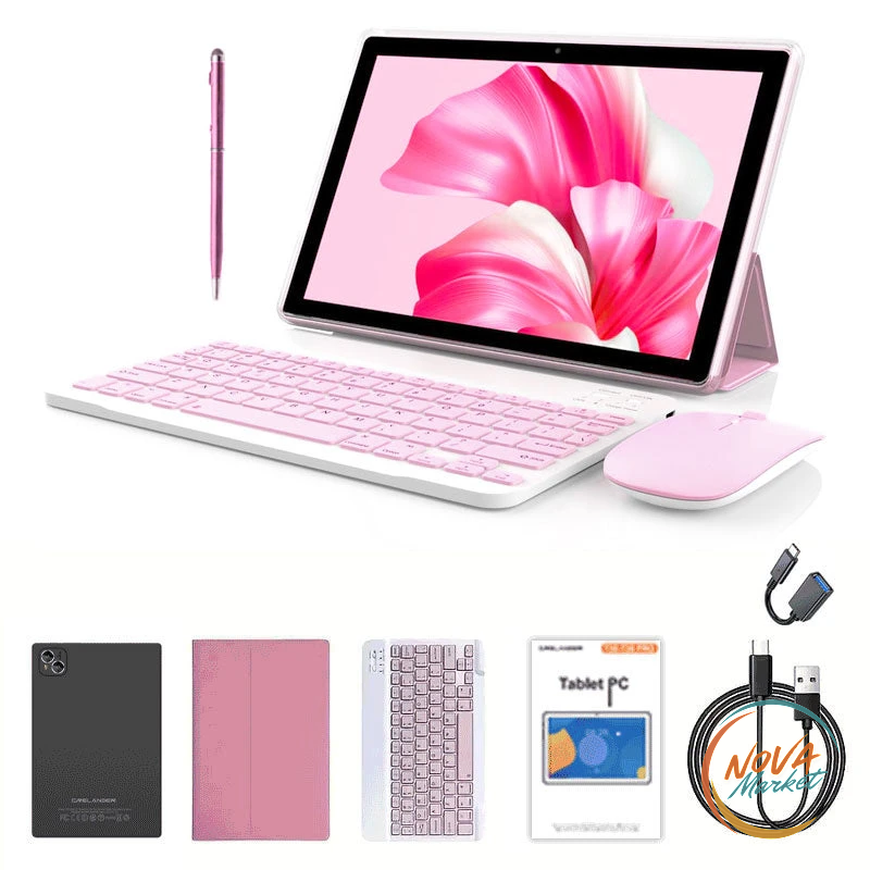 Tablet 2-in-1 10,1" Android 13 4G, 6GB RAM e 128GB
