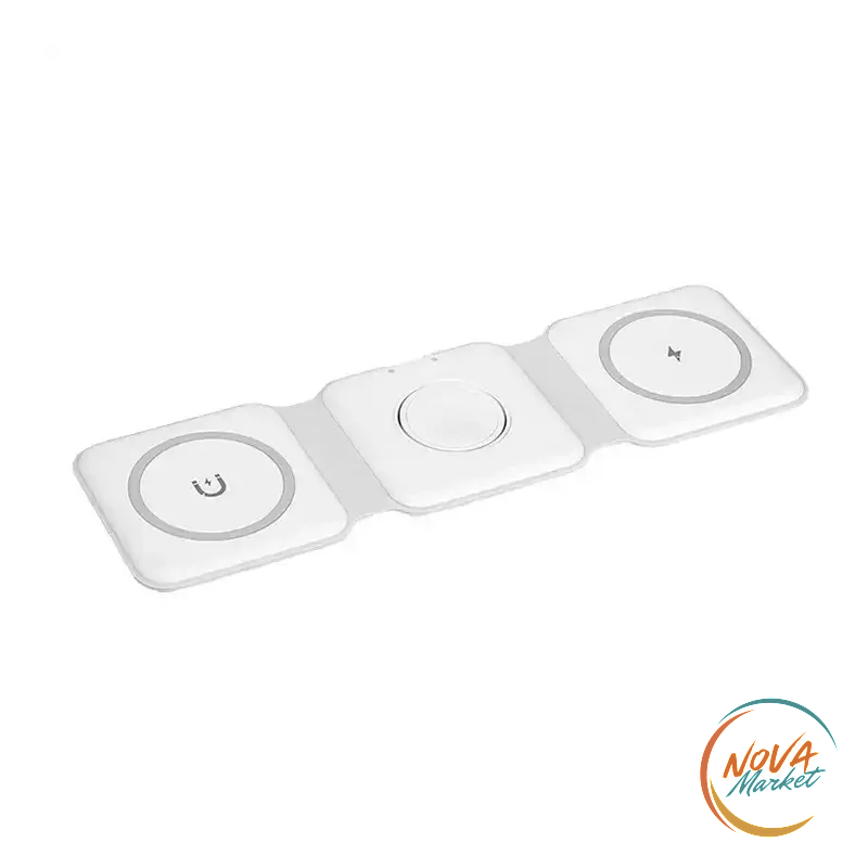 Stazione di Ricarica Wireless 3 in 1 Magnetica