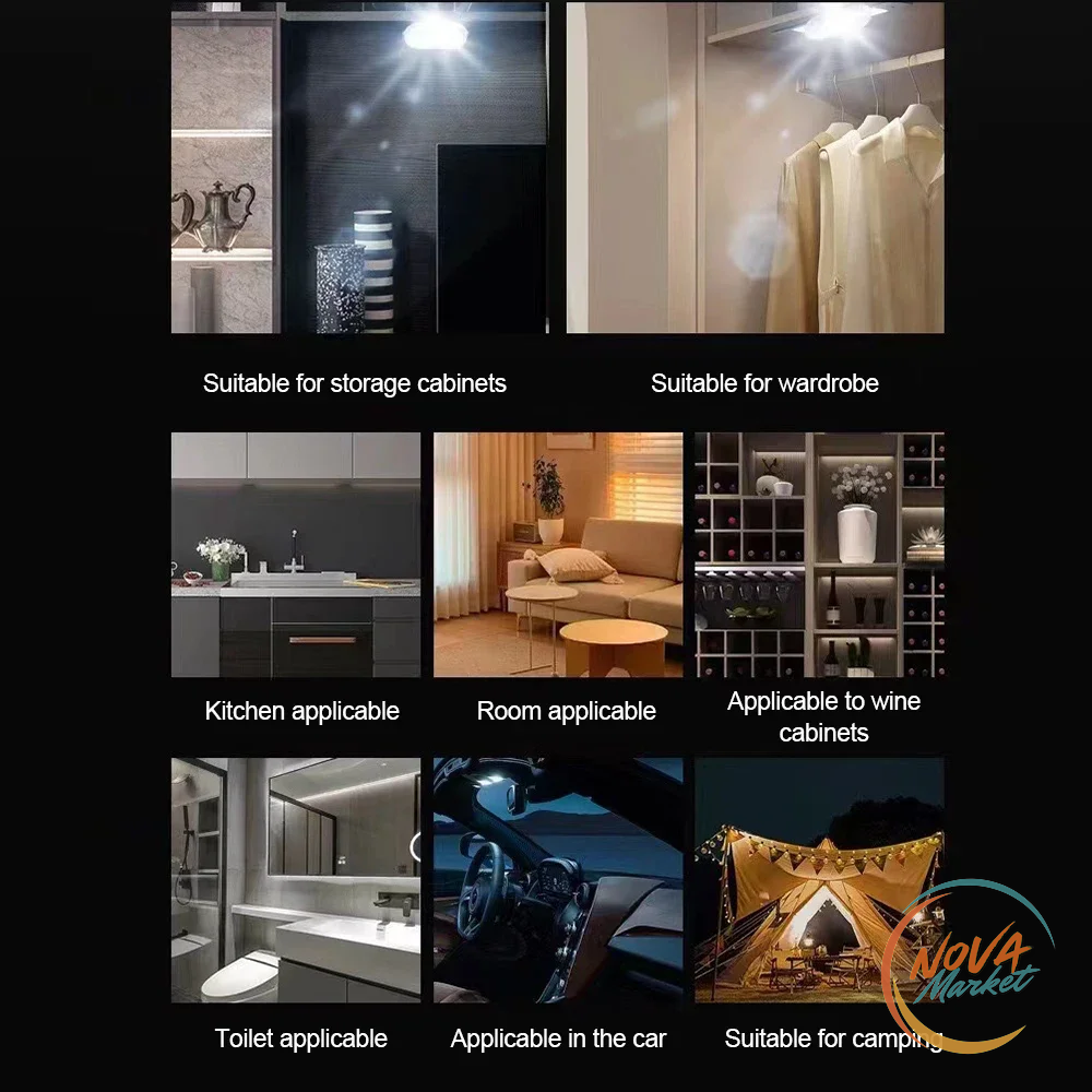 Luce LED per Auto Touch Ricaricabile USB